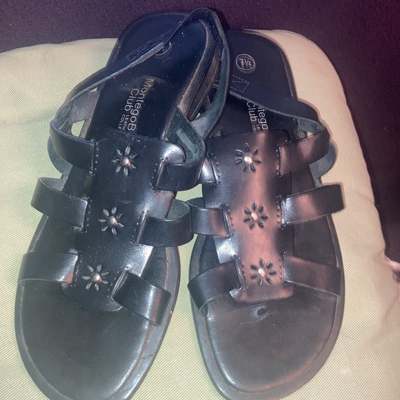 Women’s Montegobay Club Quality Leather Sandals Sizes 7 1/2 - Picture 2 of 5